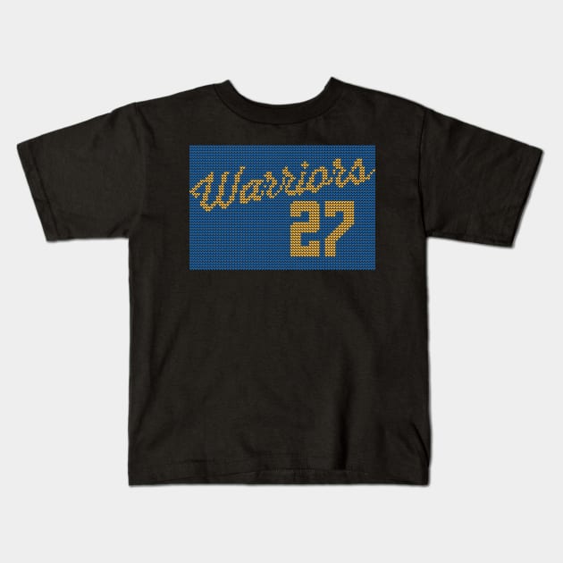 Warriors 27 Kids T-Shirt by teeleoshirts